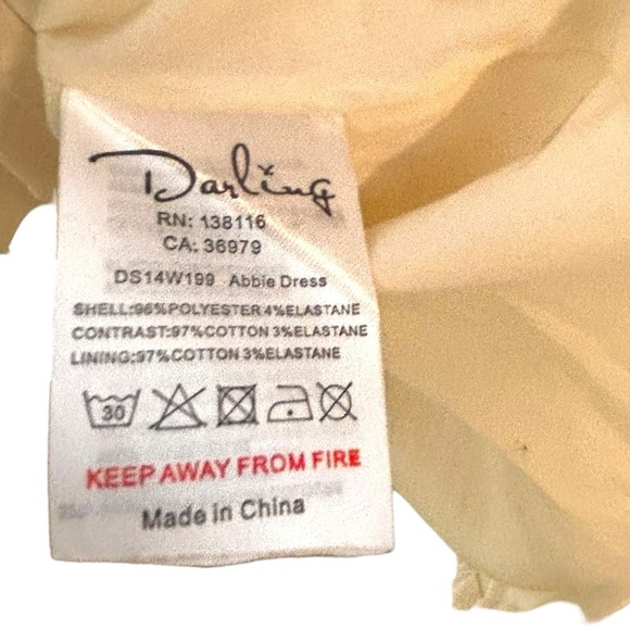 Darling Abbie Dress-Cream 1950's Style Prom Dress - Picture 12 of 12